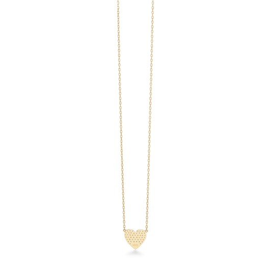 heart pavé midi 项链