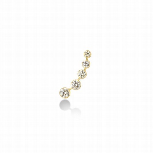 nudity diamonds cinq étoile 耳环 (left)
