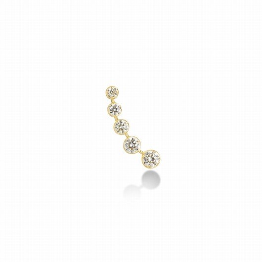 nudity diamonds cinq étoile 耳环 (left)