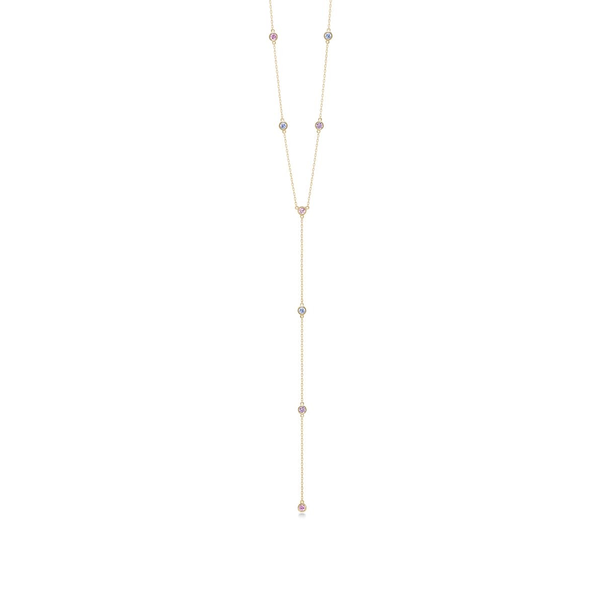 nudity la vallière sapphire 项链