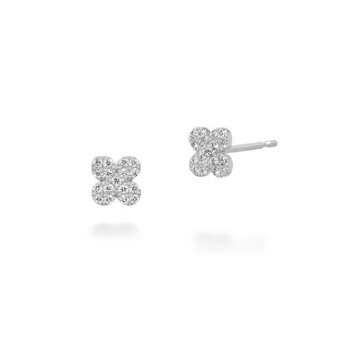 petal pavé 耳环