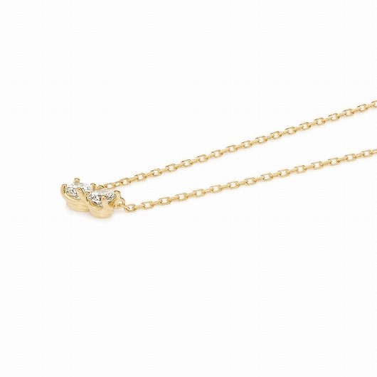 fil rouge 2 diamonds 项链