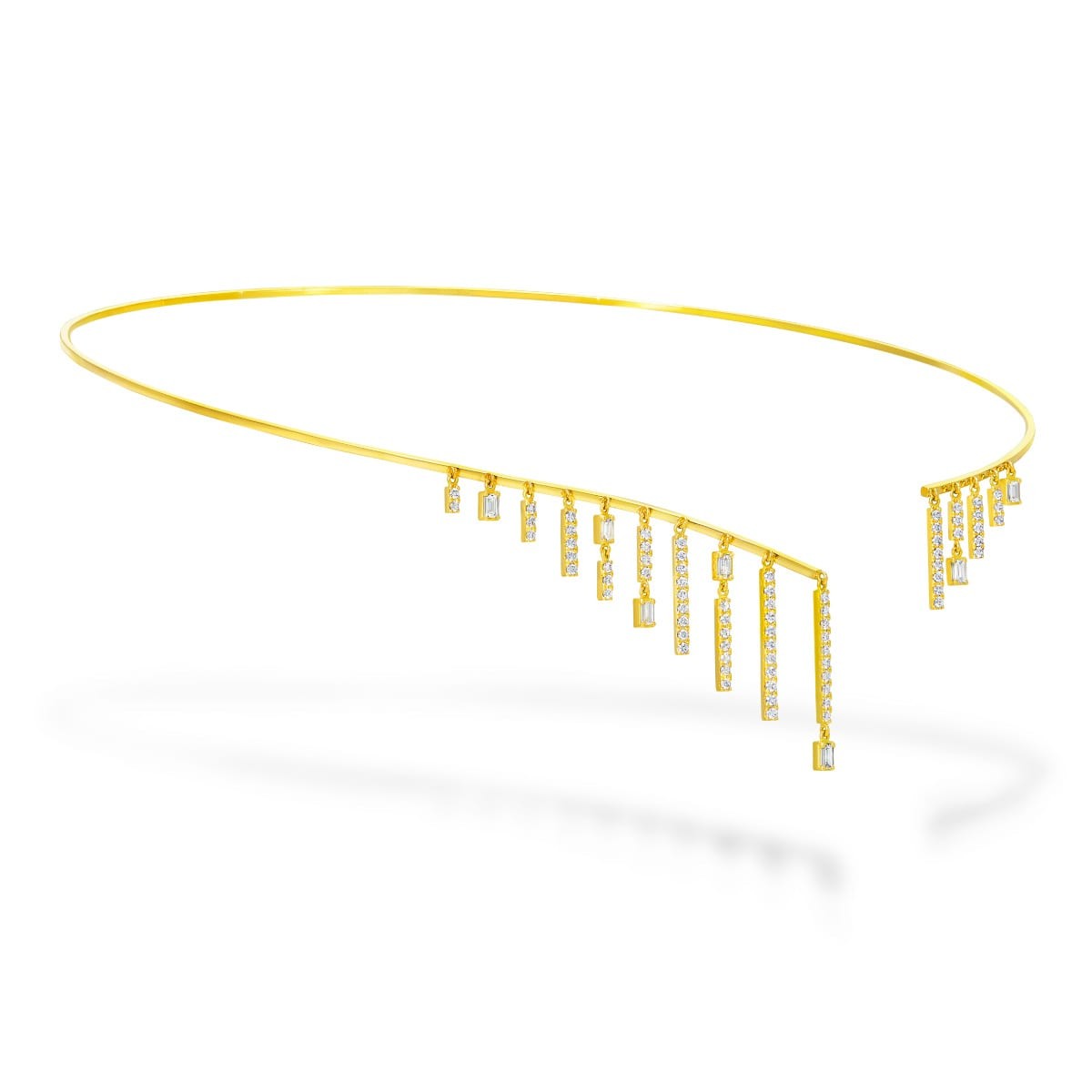 chandelier baguette grand 项链