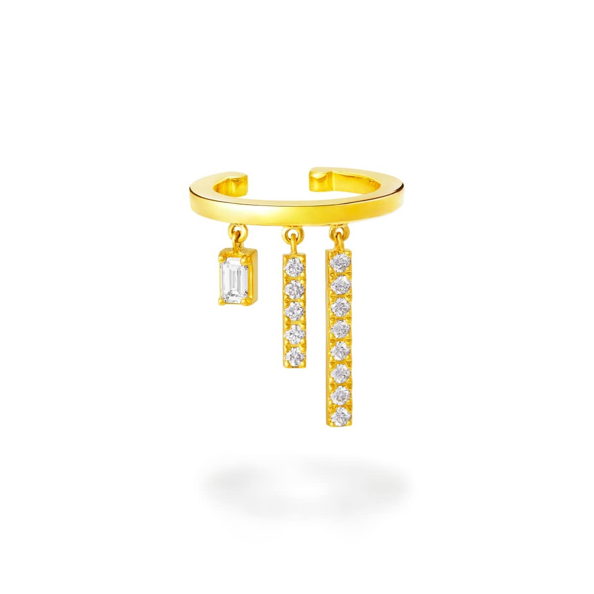 chandelier baguette 耳夹