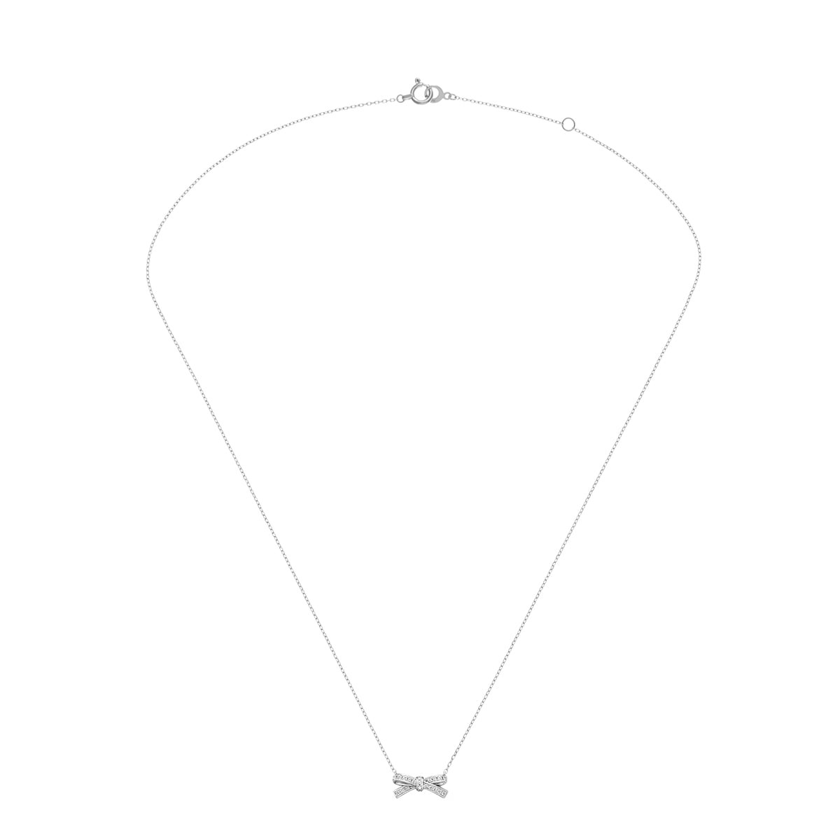 petit ruban diamond 项链