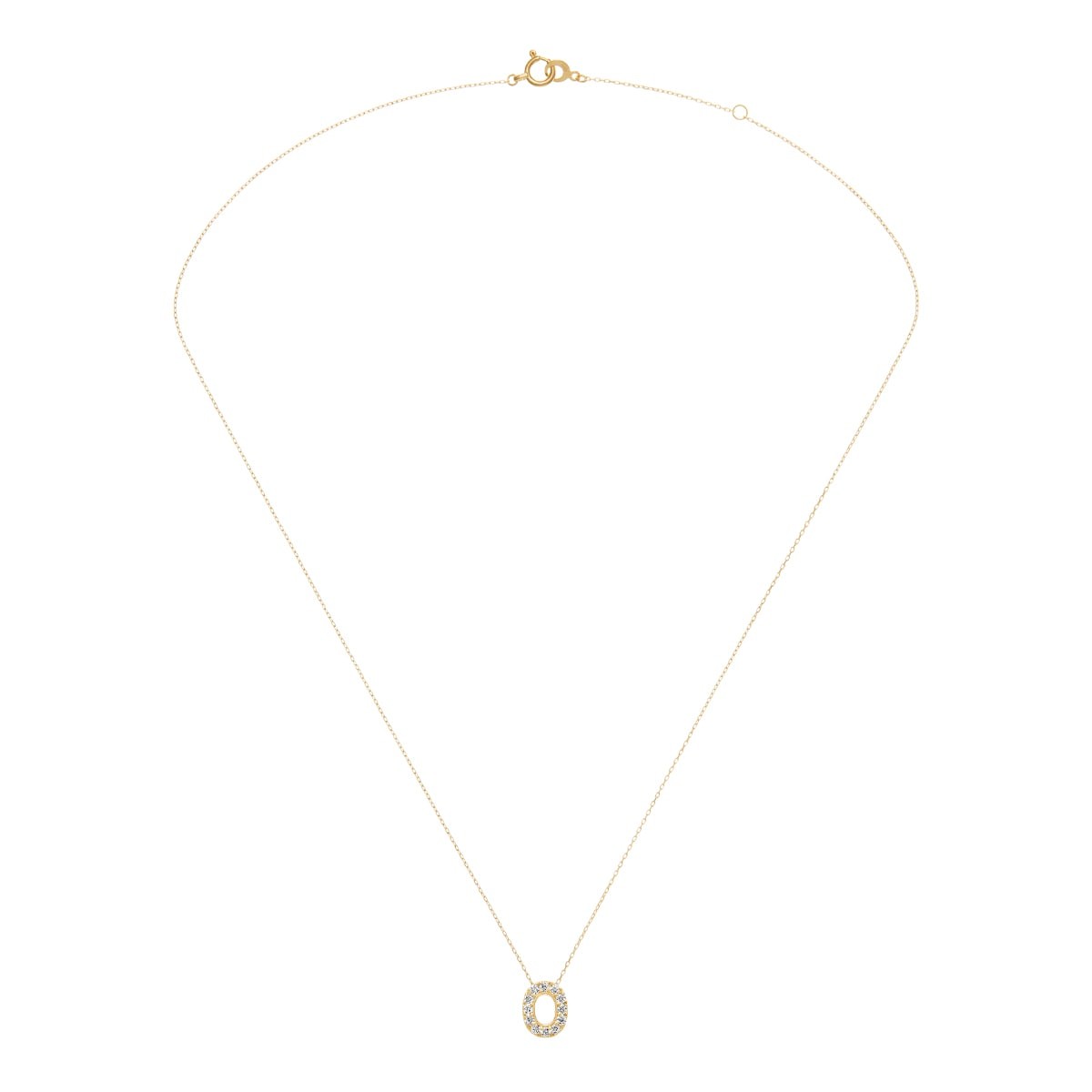 première étoile initial 项链 O