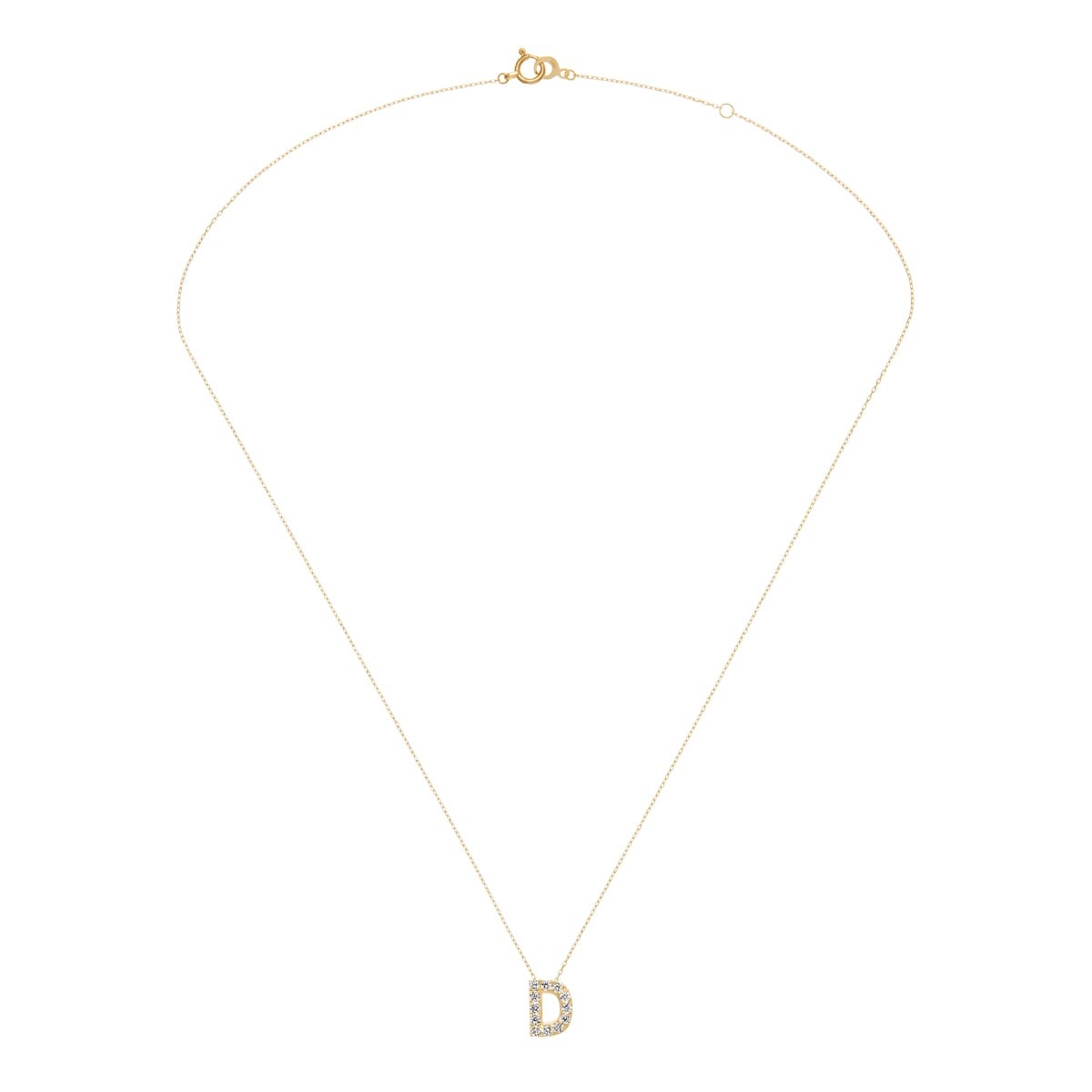 première étoile initial 项链 D