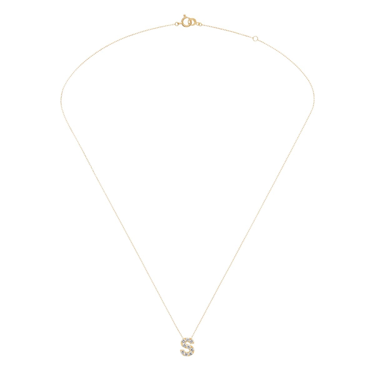 première étoile initial 项链 S