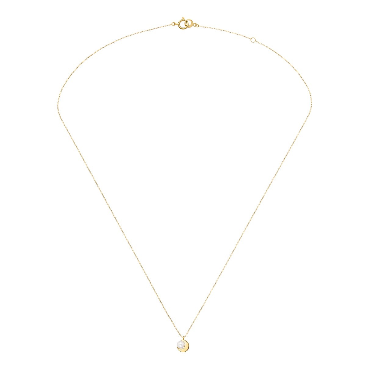 crescent pearl 项链