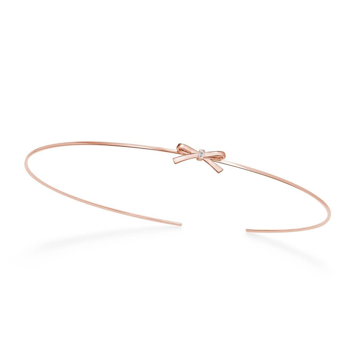 petit ruban rose 项链