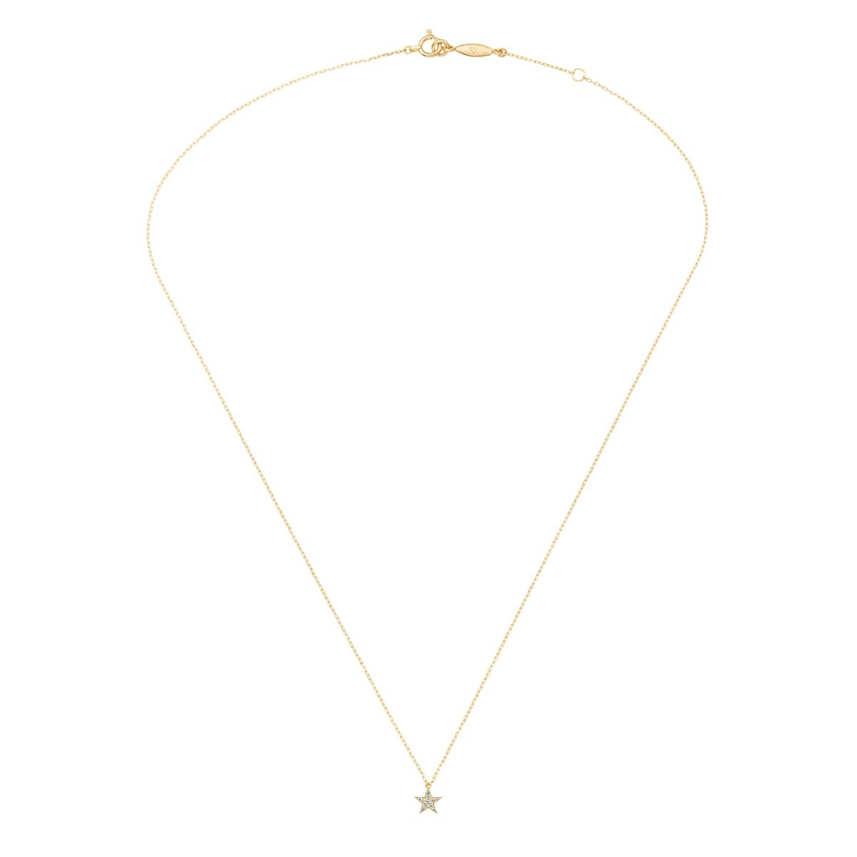 étoile pavé 项链